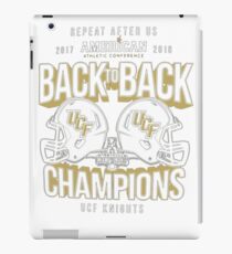 ucf back to back tshirt iPad Case/Skin