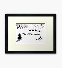 Feliz Navidad!!! Framed Print