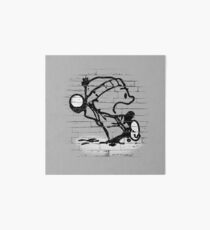Snowball thrower Art Board Print