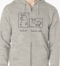 Porktrait Zipped Hoodie