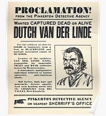 Póster Holandés van der linde