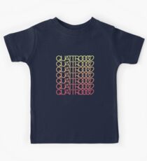 Quattro Liebesfarbe verblassen Kinder T-Shirt