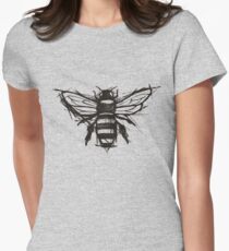 Sketchy Bee Women's Fitted T-Shirt
