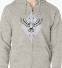 Mystic Owl Zipped Hoodie