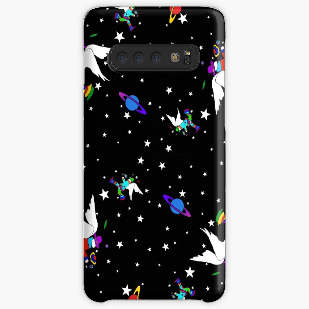 Angel Dudes Starry Night - black Case & Skin for Samsung Galaxy