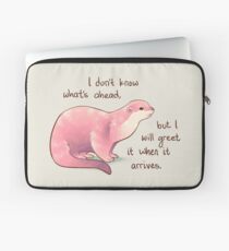 "I Don't Know What's Ahead" Otter Laptop Sleeve