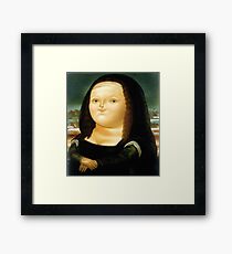 Fat Mona Lisa Framed Print