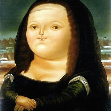 fat mona lisa painting