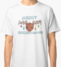 Merry Christ-Moose Christmas Card Classic T-Shirt
