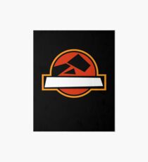 Dinosaur World Minimalist Design by Gabby Kere Art Board Print