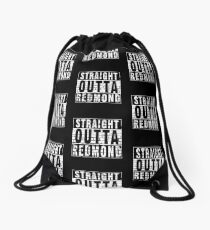 Straight Outta Redmond Drawstring Bag