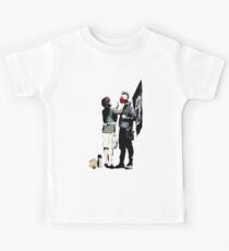 Banksy, Anarchist Punk und seine Mutter Artwork, Poster, Drucke, Taschen, T-Shirts, Männer, Frauen, Kinder Kinder T-Shirt