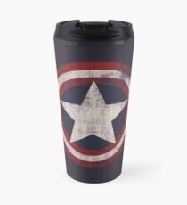 Taza de viaje America Hero Shield- bandera de los Estados Unidos