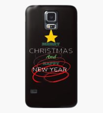 Funda/vinilo para Samsung Galaxy Feliz Navidad y Feliz Año Nuevo Arbolito Perfecto Para Regalo Familiar