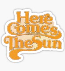 Pegatina Aquí viene la etiqueta engomada de The Sun