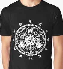 Gate of Time - White Graphic T-Shirt