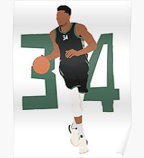 Giannis Antetokounmpo - Milwaukee Bucks Poster