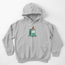 BMO adventure time Kids Pullover Hoodie