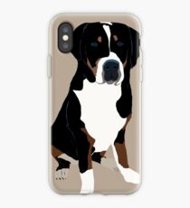 Vinilo o funda para iPhone Gran perro de montaña suizo