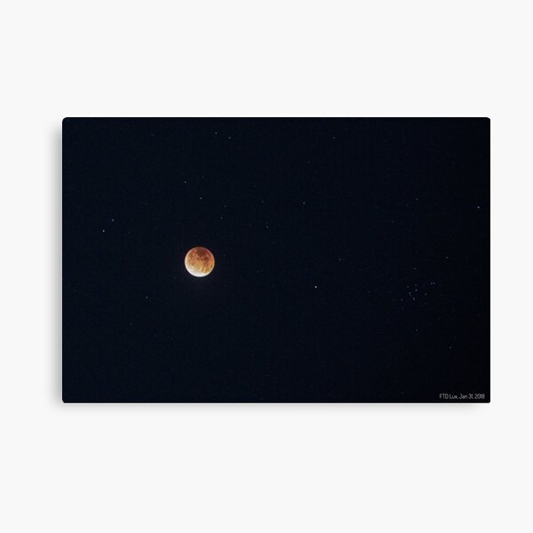 Berkeley Lunar Eclipse Canvas Print