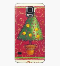 Funda/vinilo para Samsung Galaxy PEQUEÑO ÁRBOL DE NAVIDAD EN POT - Feliz Navidad