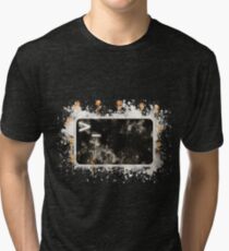 Bash terminal linux watercolor painted Tri-blend T-Shirt