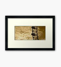 Among the clouds-timeless Framed Print