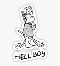 Hellboy Lil Peep Sticker