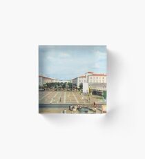 Place Charles De Gaulle in Royan in 1961 Acrylic Block