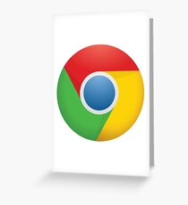 Google Chrome Greeting Card