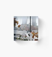 Autumn In London Acrylic Block