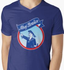 Ahoj Brause T-Shirt mit V-Ausschnitt