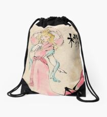 Princess Peach of the Mushroom Dynasty Drawstring Bag