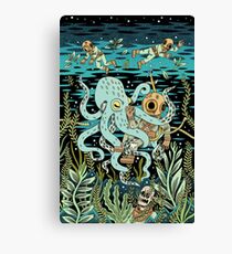 Diver Canvas Print
