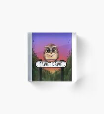 Owl Post Acrylic Block