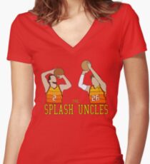 Camiseta entallada de cuello en V Los tíos Splash