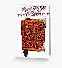 Necronomicon Evangelist Greeting Card