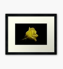 Yellow Rose Framed Print