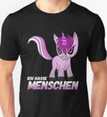 Ich hasse menschen Unisex T-Shirt