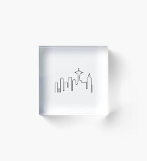 Frasier - Seattle Silhouette Acrylic Block