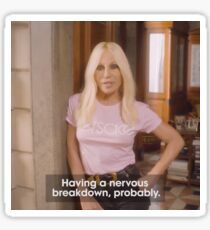 Donatella Versace is Having A Nervous Breakdown, Probably Sticker