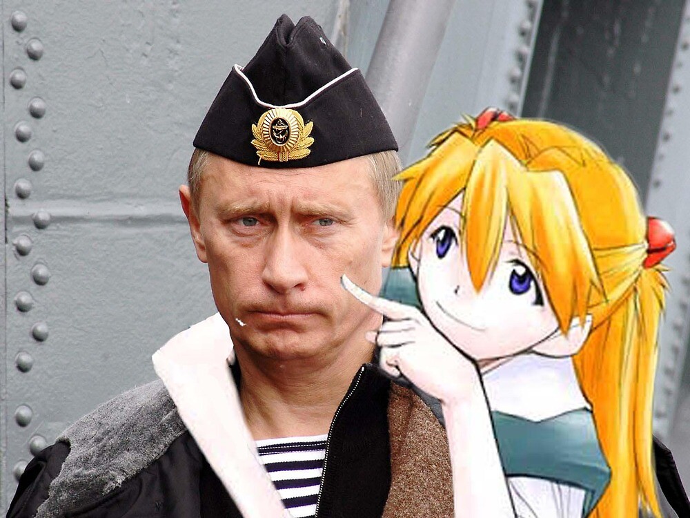Vladimir Putin & Asuka Langley by hentai daddy.
