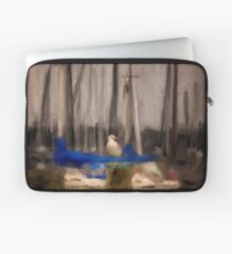 a Seagull At Pirates Cove Laptop Sleeve