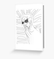 Two Shadows Greeting Card