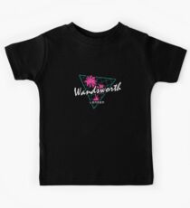 Retro 80s Neon 'Wandsworth' Vintage London Kids Tee