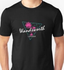 Retro 80s Neon 'Wandsworth' Vintage London Unisex T-Shirt