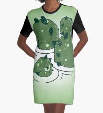 Green Monster Graphic T-Shirt Dress
