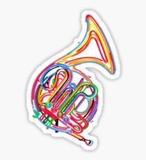 French horn Sticker