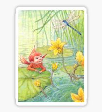 Nixie - cute water-pixie Sticker