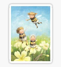The Bimbles - Cute bee-pixie family Sticker